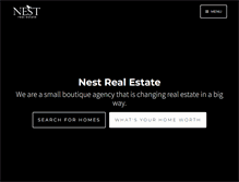 Tablet Screenshot of nestrealestate.com
